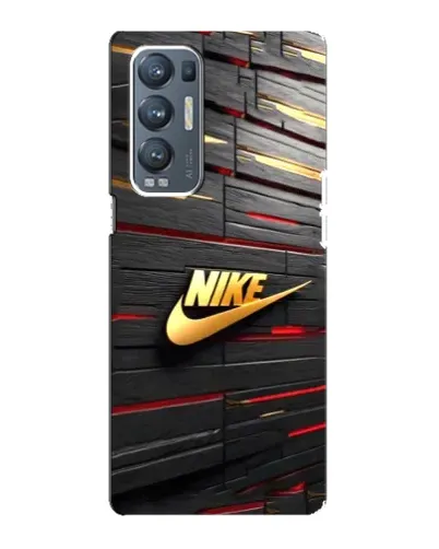 Чехол для OPPO Reno5 Pro Plus (5G) с картинкой «Золотой Nike на металле» Чехол для OPPO Reno5 Pro Plus (5G) с картинкой «Золотой Nike на металле»