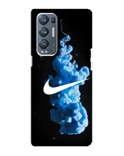 Чехол для OPPO Reno5 Pro Plus (5G) с картинкой «Nike и синий дым» Чехол для OPPO Reno5 Pro Plus (5G) с картинкой «Nike и синий дым»
