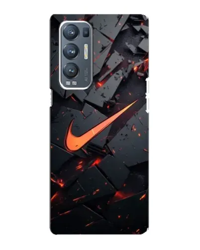 Чехол для OPPO Reno5 Pro Plus (5G) с картинкой «Nike — эффект разломов» Чехол для OPPO Reno5 Pro Plus (5G) с картинкой «Nike — эффект разломов»