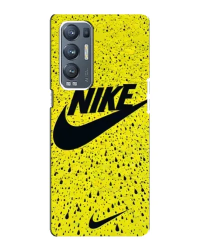 Чехол для OPPO Reno5 Pro Plus (5G) с картинкой «Желтый текстурный Nike» Чехол для OPPO Reno5 Pro Plus (5G) с картинкой «Желтый текстурный Nike»