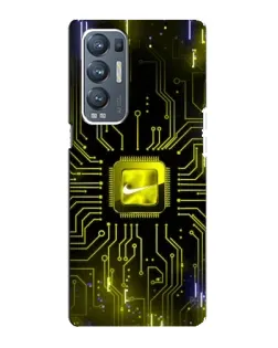 Чохол для OPPO Reno5 Pro Plus (5G) з картинкою «Nike — золота іскра» Чохол для OPPO Reno5 Pro Plus (5G) з картинкою «Nike — золота іскра»