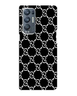 Чехол для OPPO Reno5 Pro Plus (5G) с картинкой «Gucci — сетчатый паттерн»