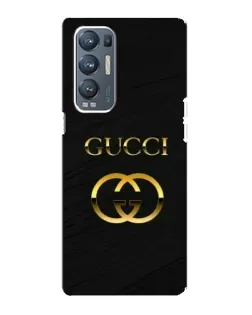 Чехол для OPPO Reno5 Pro Plus (5G) с картинкой «Золотой логотип Gucci»