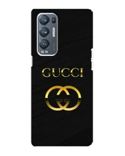 Чехол для OPPO Reno5 Pro Plus (5G) с картинкой «Золотой логотип Gucci»