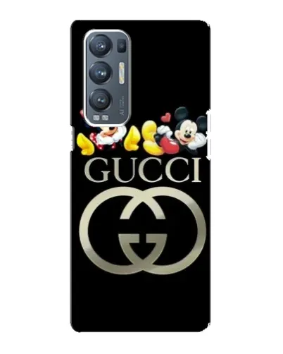 Чехол для OPPO Reno5 Pro Plus (5G) с картинкой «Gucci — герои Disney»
