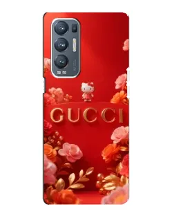 Чехол для OPPO Reno5 Pro Plus (5G) с картинкой «Gucci — золотой сад»