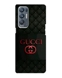 Чехол для OPPO Reno5 Pro Plus (5G) с картинкой «Gucci — стеганый черный»