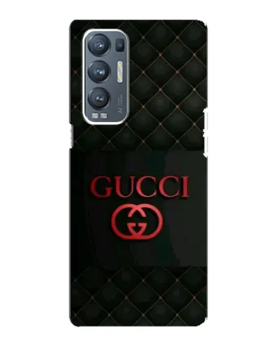Чехол для OPPO Reno5 Pro Plus (5G) с картинкой «Gucci — стеганый черный»