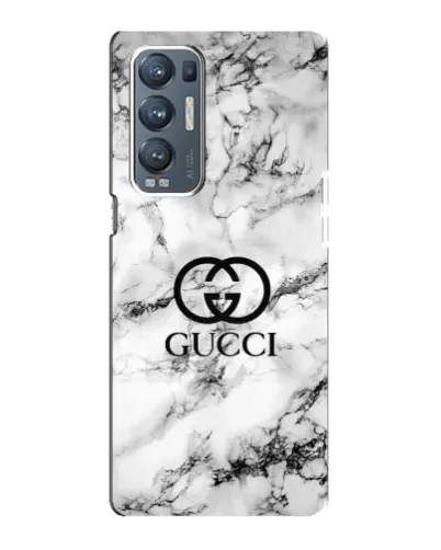 Чехол для OPPO Reno5 Pro Plus (5G) с картинкой «Gucci — мраморный шик»