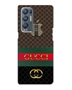 Чехол для OPPO Reno5 Pro Plus (5G) с картинкой «Gucci — брендированный десерт»