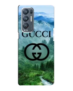Чехол для OPPO Reno5 Pro Plus (5G) с картинкой «Gucci — горный пейзаж»