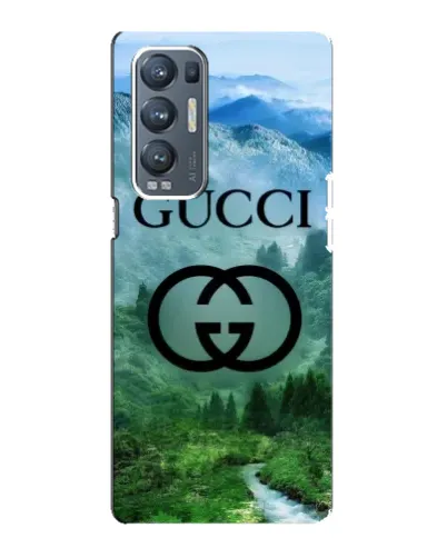 Чехол для OPPO Reno5 Pro Plus (5G) с картинкой «Gucci — горный пейзаж»