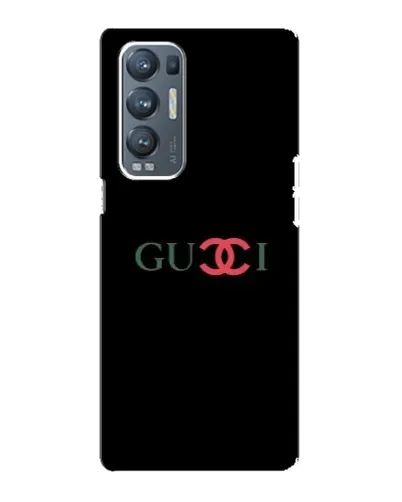 Чехол для OPPO Reno5 Pro Plus (5G) с картинкой «Gucci — красный градиент»