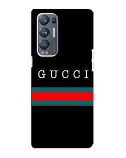 Чехол для OPPO Reno5 Pro Plus (5G) с картинкой «Gucci — красный пояс»