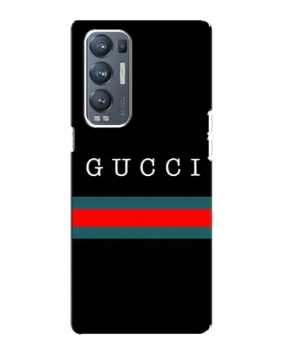 Чехол для OPPO Reno5 Pro Plus (5G) с картинкой «Gucci — красный пояс»