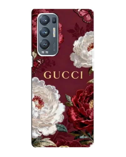 Чехол для OPPO Reno5 Pro Plus (5G) с картинкой «Gucci — бордовые розы» Чехол для OPPO Reno5 Pro Plus (5G) с картинкой «Gucci — бордовые розы»