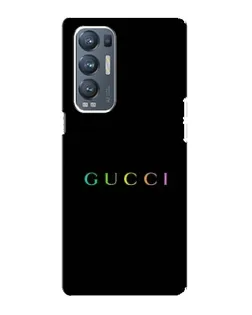 Чехол для OPPO Reno5 Pro Plus (5G) с картинкой «Gucci — неоновый минимализм»