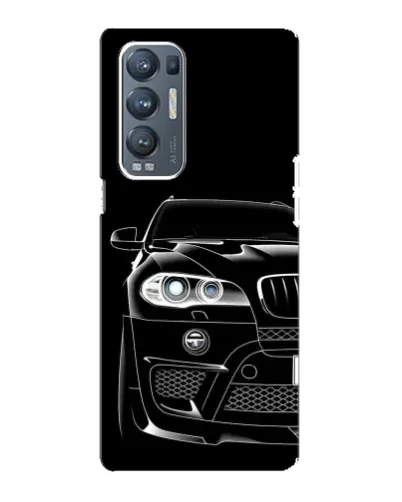 Чехол для OPPO Reno5 Pro Plus (5G) с картинкой «Темный силуэт BMW» Чехол для OPPO Reno5 Pro Plus (5G) с картинкой «Темный силуэт BMW»