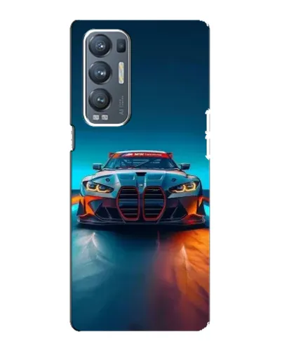 Чехол для OPPO Reno5 Pro Plus (5G) с картинкой «BMW — огни неона» Чехол для OPPO Reno5 Pro Plus (5G) с картинкой «BMW — огни неона»
