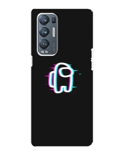 Чехол для OPPO Reno5 Pro Plus (5G) с картинкой «Among Us неон» Чехол для OPPO Reno5 Pro Plus (5G) с картинкой «Among Us неон»