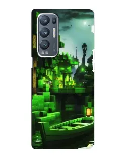 Чехол для OPPO Reno5 Pro Plus (5G) с картинкой «Minecraft лесной пейзаж» Чехол для OPPO Reno5 Pro Plus (5G) с картинкой «Minecraft лесной пейзаж»