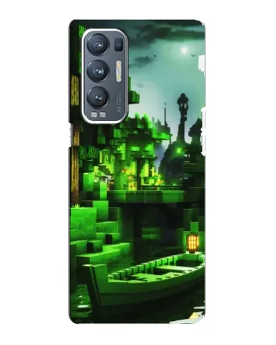 Чехол для OPPO Reno5 Pro Plus (5G) с картинкой «Minecraft лесной пейзаж» Чехол для OPPO Reno5 Pro Plus (5G) с картинкой «Minecraft лесной пейзаж»