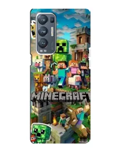 Чехол для OPPO Reno5 Pro Plus (5G) с картинкой «Замок Minecraft» Чехол для OPPO Reno5 Pro Plus (5G) с картинкой «Замок Minecraft»