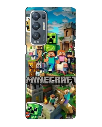 Чехол для OPPO Reno5 Pro Plus (5G) с картинкой «Замок Minecraft» Чехол для OPPO Reno5 Pro Plus (5G) с картинкой «Замок Minecraft»