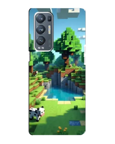 Чехол для OPPO Reno5 Pro Plus (5G) с картинкой «Minecraft летний день» Чехол для OPPO Reno5 Pro Plus (5G) с картинкой «Minecraft летний день»