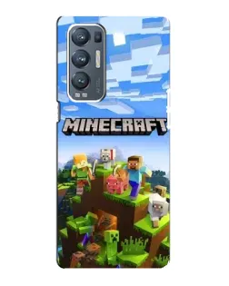 Чехол для OPPO Reno5 Pro Plus (5G) с картинкой «Minecraft классический мир» Чехол для OPPO Reno5 Pro Plus (5G) с картинкой «Minecraft классический мир»