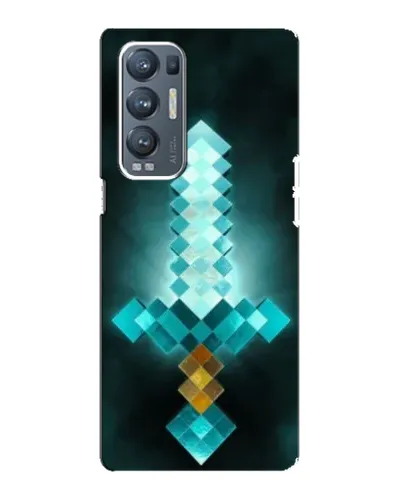 Чехол для OPPO Reno5 Pro Plus (5G) с картинкой «Алмазный меч неон» Чехол для OPPO Reno5 Pro Plus (5G) с картинкой «Алмазный меч неон»