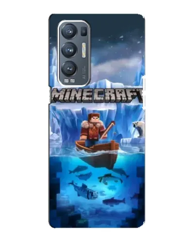 Чехол для OPPO Reno5 Pro Plus (5G) с картинкой «Minecraft ледяной мир» Чехол для OPPO Reno5 Pro Plus (5G) с картинкой «Minecraft ледяной мир»