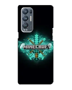 Чехол для OPPO Reno5 Pro Plus (5G) с картинкой «Minecraft Diamond лого» Чехол для OPPO Reno5 Pro Plus (5G) с картинкой «Minecraft Diamond лого»