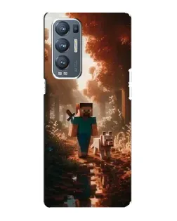 Чехол для OPPO Reno5 Pro Plus (5G) с картинкой «Стив в лесу» Чехол для OPPO Reno5 Pro Plus (5G) с картинкой «Стив в лесу»