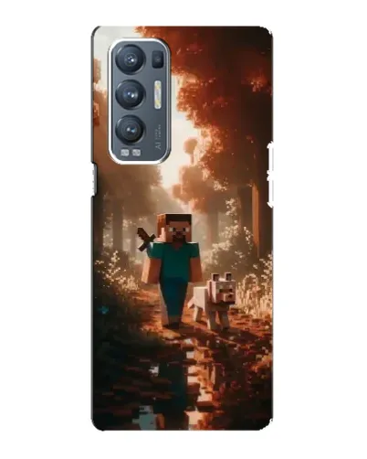 Чехол для OPPO Reno5 Pro Plus (5G) с картинкой «Стив в лесу» Чехол для OPPO Reno5 Pro Plus (5G) с картинкой «Стив в лесу»