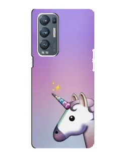 Чехол для OPPO Reno5 Pro Plus (5G) с картинкой «Единорог градиент»