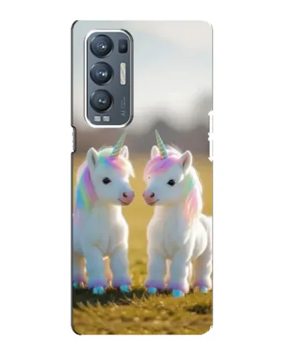 Чехол для OPPO Reno5 Pro Plus (5G) с картинкой «Пара единорогов» Чехол для OPPO Reno5 Pro Plus (5G) с картинкой «Пара единорогов»