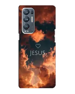 Чехол для OPPO Reno5 Pro Plus (5G) с картинкой «Сияние Имени Jesus»