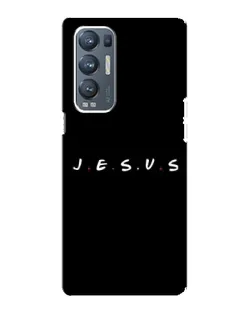 Чехол для OPPO Reno5 Pro Plus (5G) с картинкой «Точки веры J.E.S.U.S.»