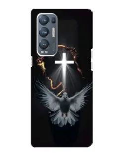 Чехол для OPPO Reno5 Pro Plus (5G) с картинкой «Голубь и Свет»