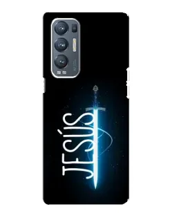 Чехол для OPPO Reno5 Pro Plus (5G) с картинкой «Меч Духа Jesus»