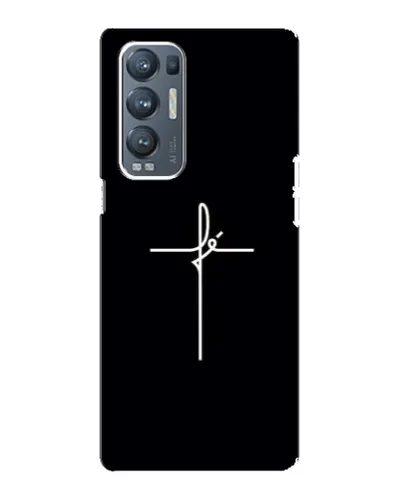 Чехол для OPPO Reno5 Pro Plus (5G) с картинкой «Тонкий крест» Чехол для OPPO Reno5 Pro Plus (5G) с картинкой «Тонкий крест»
