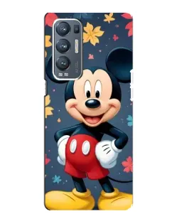 Чехол для OPPO Reno5 Pro Plus (5G) с картинкой «Осенний Mickey Mouse»