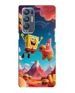 Чехол для OPPO Reno5 Pro Plus (5G) с картинкой «Космический фастфуд»