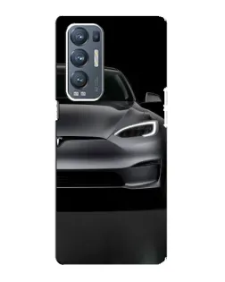 Чехол для OPPO Reno5 Pro Plus (5G) с картинкой «Tesla Model S Look»