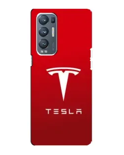 Чехол для OPPO Reno5 Pro Plus (5G) с картинкой «Tesla Red Classic»
