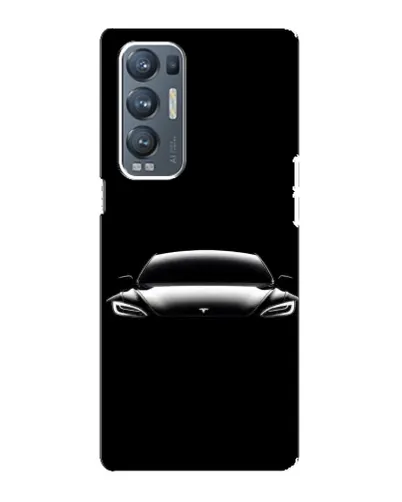 Чехол для OPPO Reno5 Pro Plus (5G) с картинкой «Фары Tesla Night» Чехол для OPPO Reno5 Pro Plus (5G) с картинкой «Фары Tesla Night»