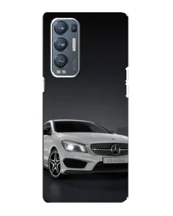 Чехол для OPPO Reno5 Pro Plus (5G) с картинкой «Mercedes AMG GT Silver»