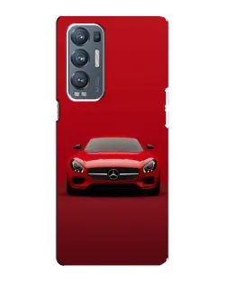 Чехол для OPPO Reno5 Pro Plus (5G) с картинкой «Красный Mercedes AMG»