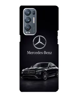 Чехол для OPPO Reno5 Pro Plus (5G) с картинкой «Mercedes — решетка радиатора»